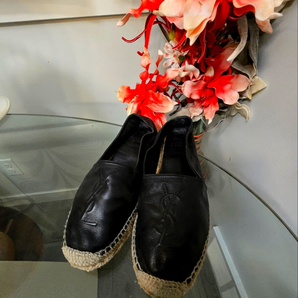 Yves Saint Laurent Monogram Espadrilles